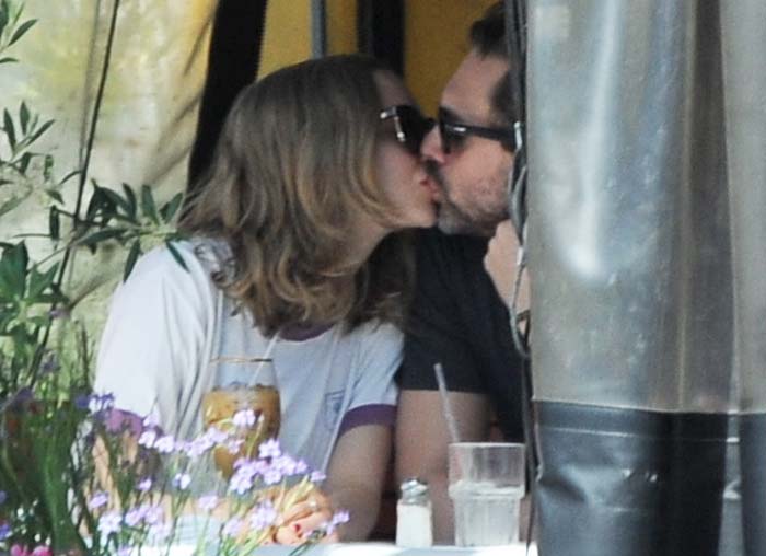 Amanda Seyfried shares a kiss with Thomas Sadoski during a casual outing in West Hollywood