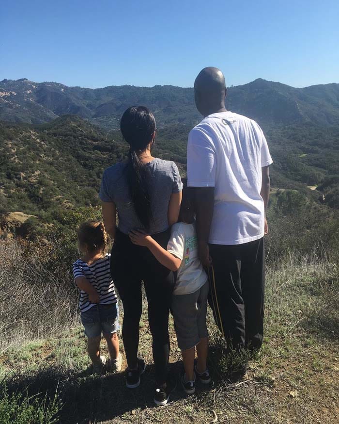 Kourtney Kardashian enjoys a scenic hike in the Hollywood Hills with her children and Corey Gamble, soaking in nature and quality family time