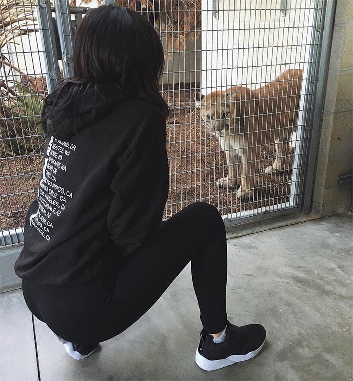 Kylie Jenner's Instagram post captioned, "Puma Vs. Puma" — posted on March 3, 2016