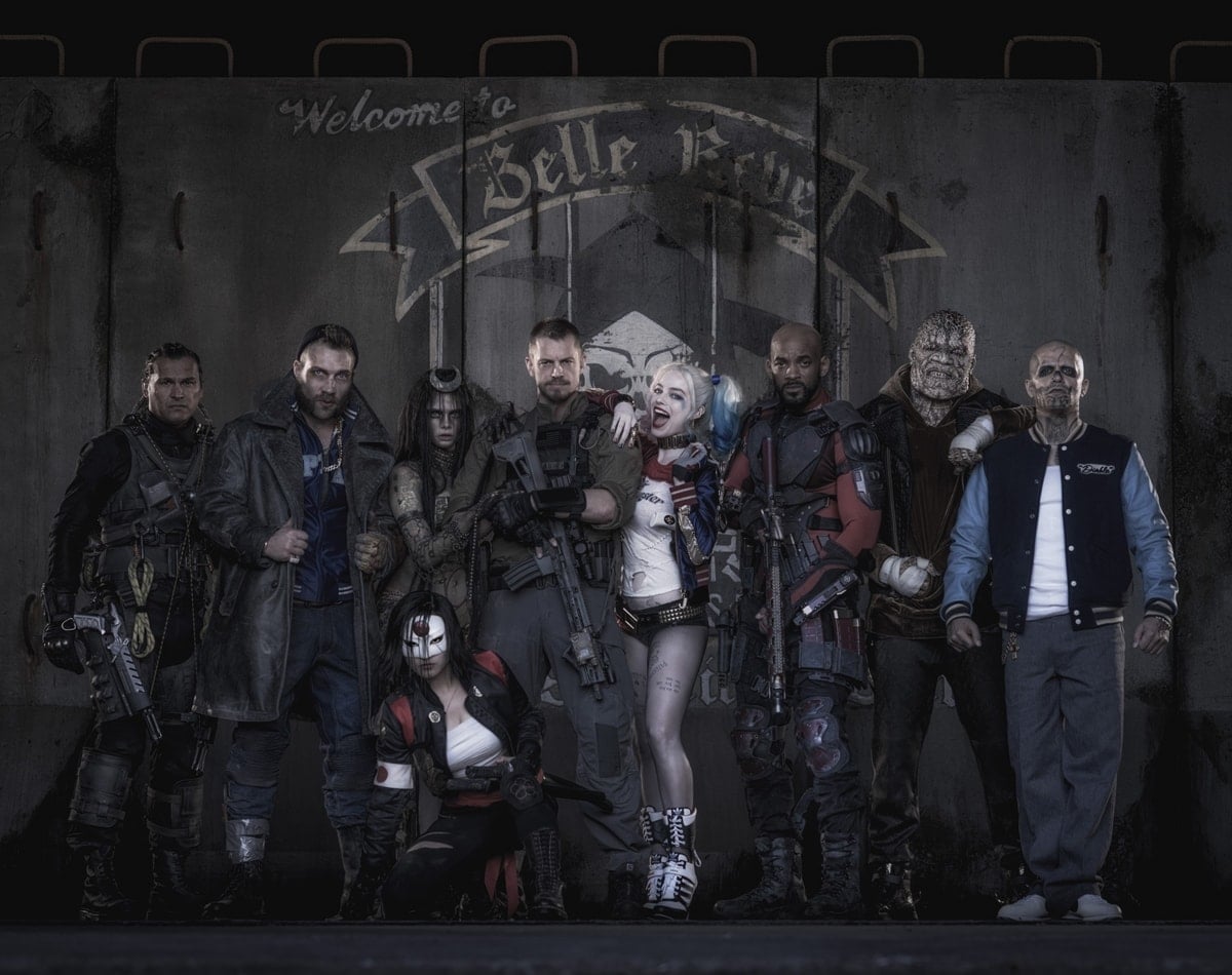 Adam Beach (as Christopher Weiss/Slipknot), Jai Courtney (as Captain Boomerang), Karen Fukuhara (as Tatsu Yamashiro/Katana), Cara Delevingne (as June Moone/Enchantress), Joel Kinnaman (as Rick Flag), Margot Robbie (as Dr. Harleen F. Quinzel/Harley Quinn), Will Smith (as Floyd Lawton/Deadshot), Adewale Akinnuoye-Agbaje (as Waylon Jones/Killer Croc), and Jay Hernandez (as Chato Santana/El Diablo)