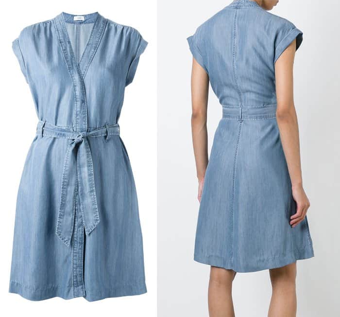 Closed Belted Denim Dress