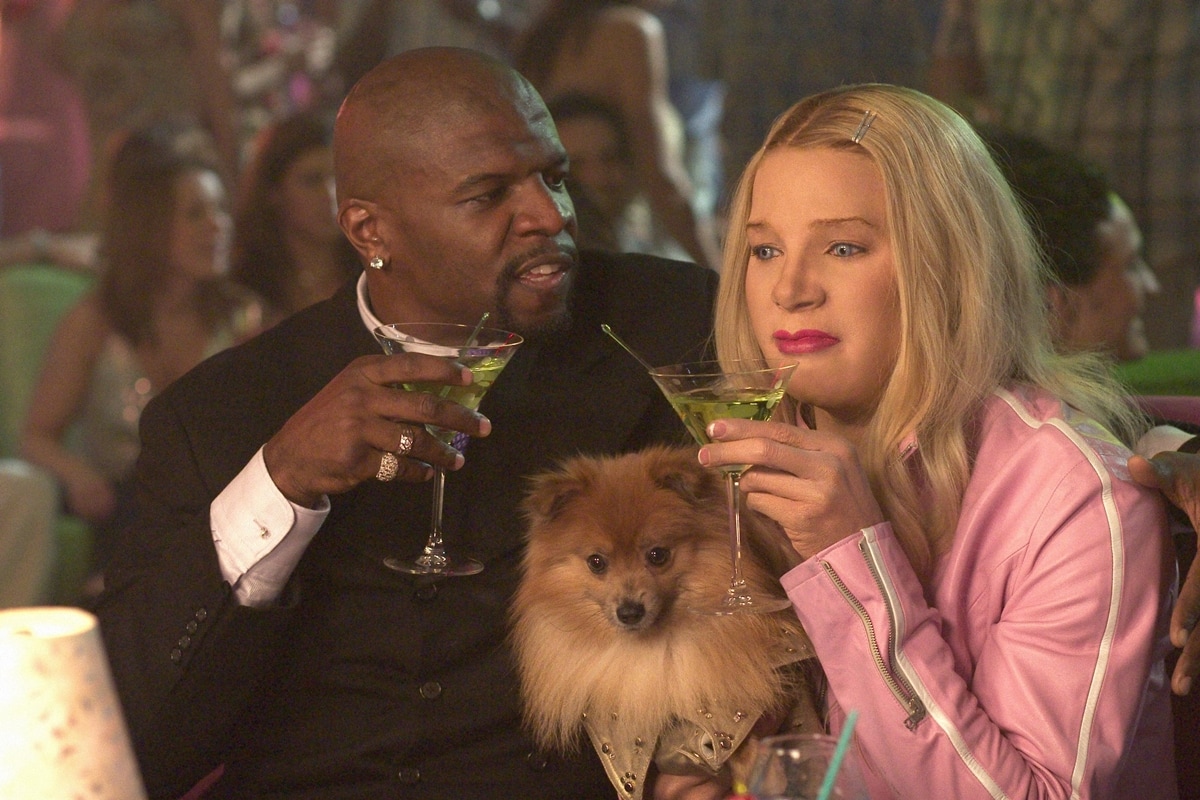 Terry Crews as Latrell Spencer and Marlon Wayans as Marcus Anthony Copeland II / Tiffany Wilson in the 2004 American comedy film White Chicks