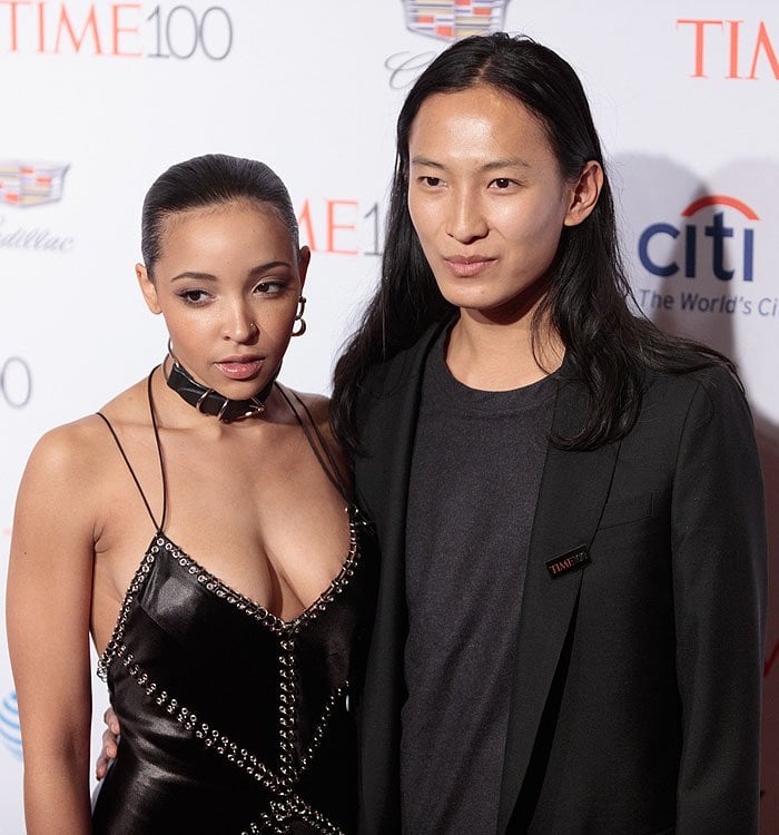 Tinashe Jorgensen Kachingwe got to pose for pictures together with designer Alexander Wang