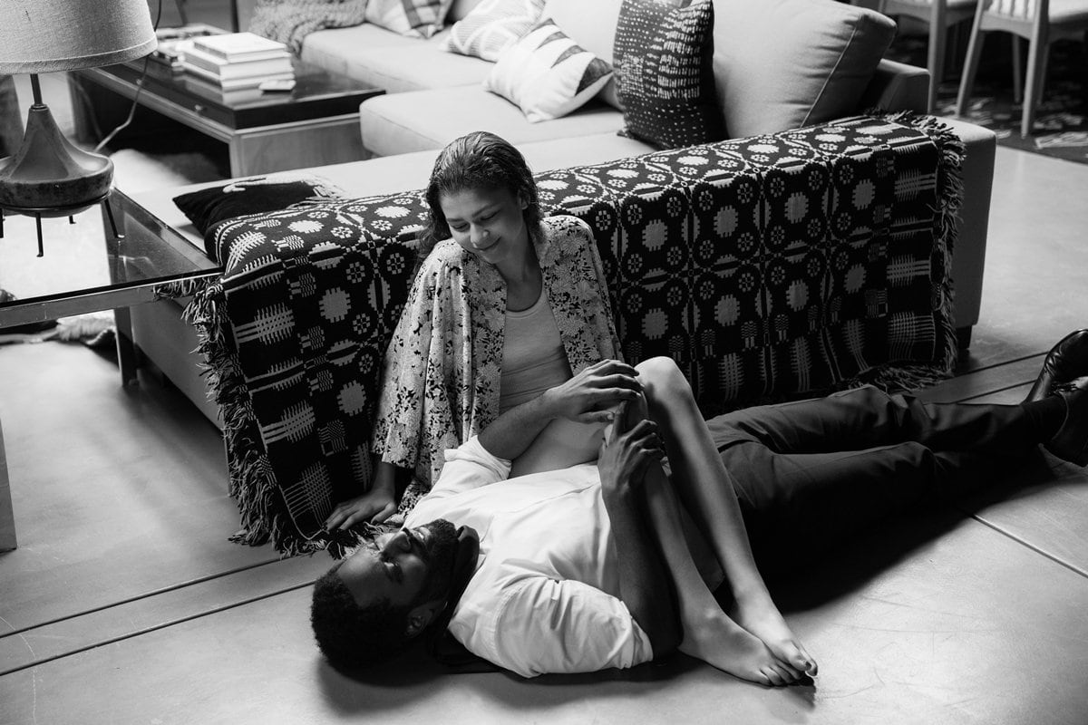 Zendaya and John David Washington served as producers and starred in the 2021 American black-and-white romantic drama film Malcolm Marie