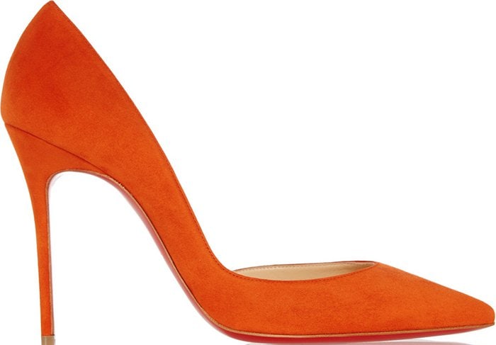 Christian Louboutin Iriza 100 Suede Pumps