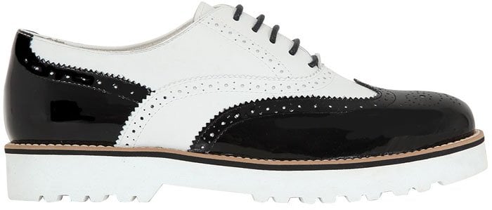 Hogan Brogue Black White Brogues