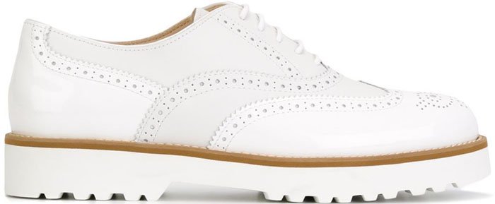 Hogan Brogue White Brogues