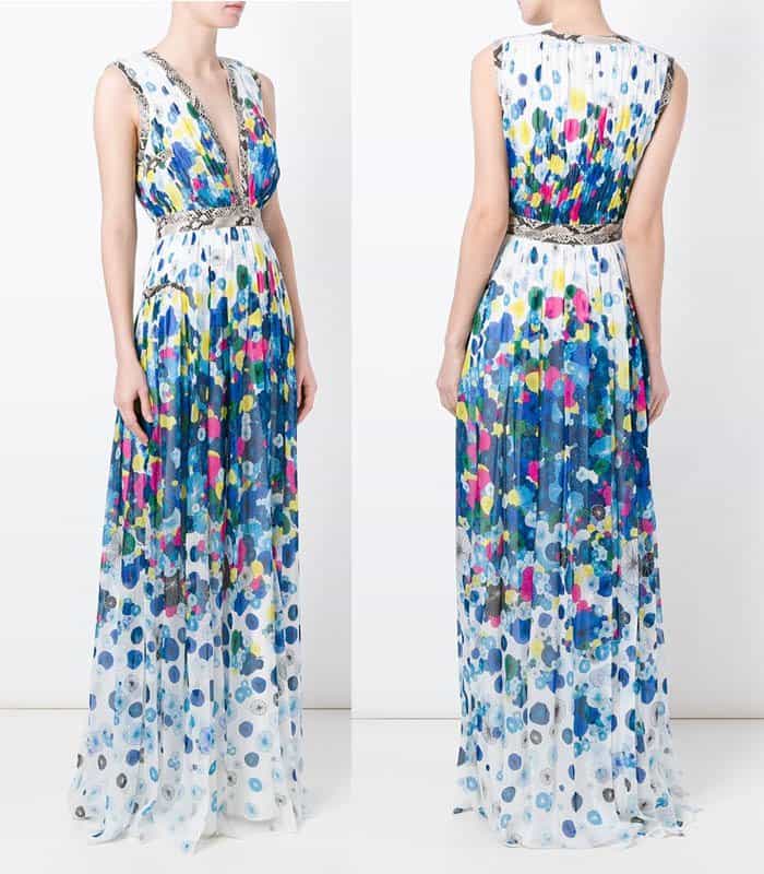 Diane von Furstenberg Patchwork Detail Dress