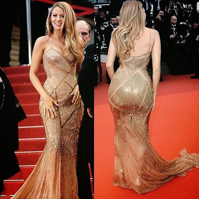 Blake shared a photo of her gorgeous Versace gown on Instagram days after she wore it at the event