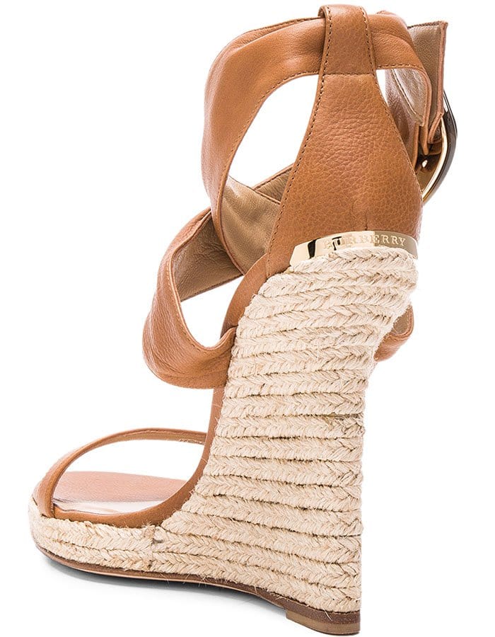 Burberry London Leather "Catsbrook" Espadrilles