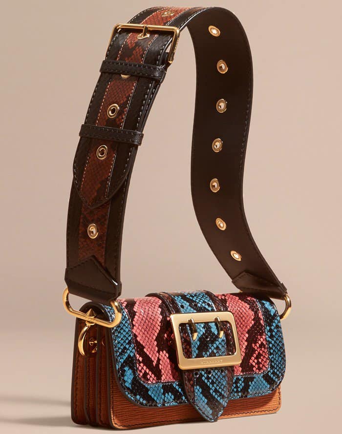 Burberry Patchwork in Snakeskin and Textured Suede