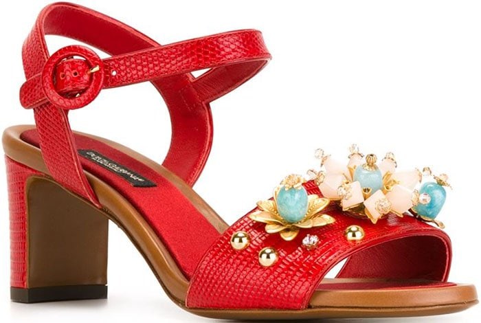 Dolce Gabbana Embellished Sandals