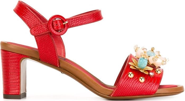Dolce Gabbana Embellished Sandals