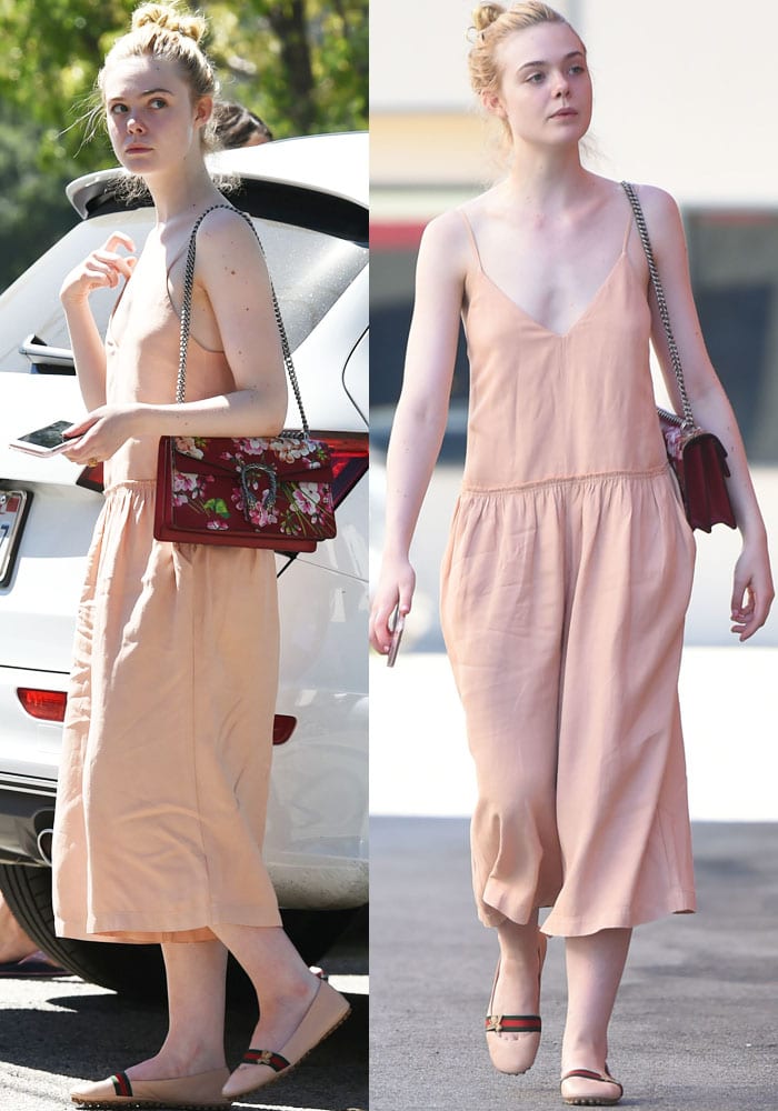 Elle Fanning Shopping LA Gucci 3