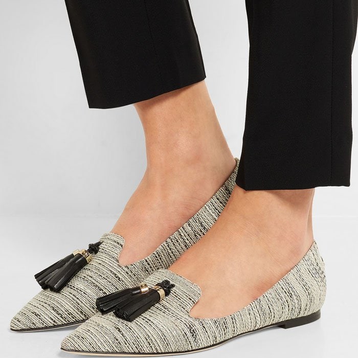 Jimmy Choo Gabby Tasseled Flats