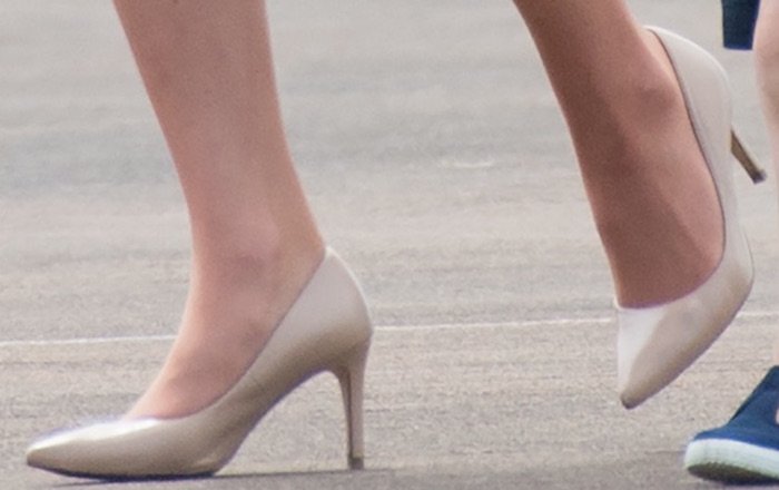 Kate Middleton steps out in classic nude pumps, perfecting her timeless and sophisticated style