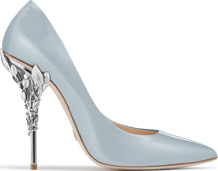 Ralph Russo Eden pumps skye blue patent