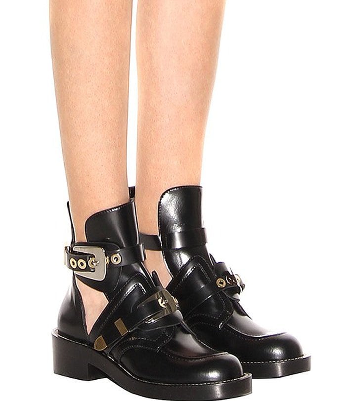 Balenciaga "Ceinture" Ankle Boots