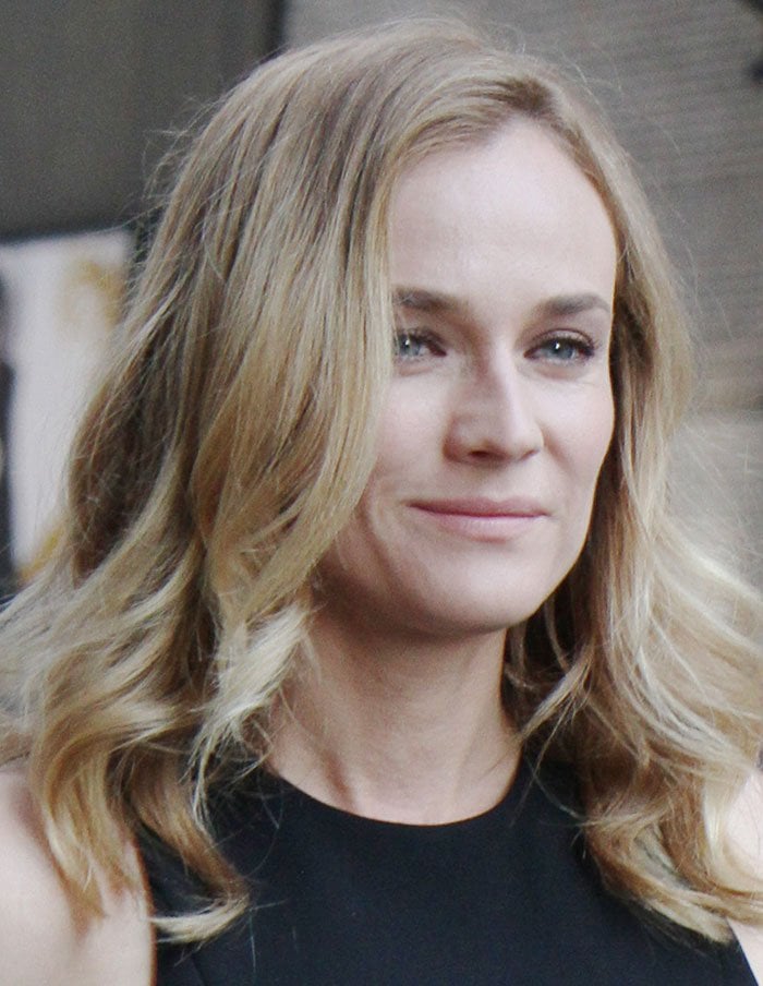 Diane Kruger's shoulder-length tresses