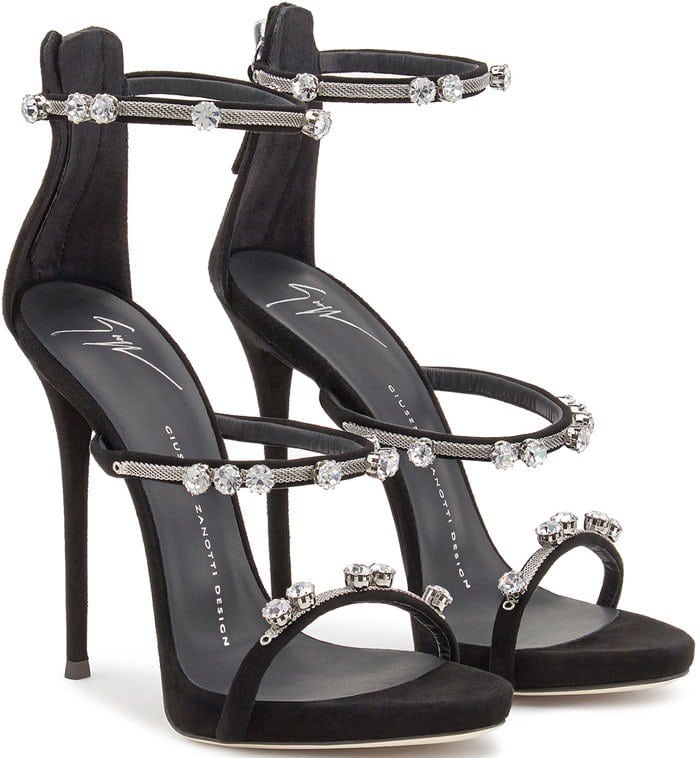 Giuseppe Zanotti Strappy Sandals Black