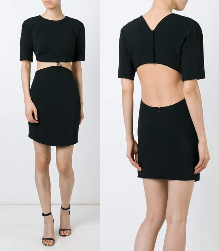 Mugler Cut Out Mini Dress