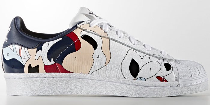 Rita Ora x Adidas Superstar sneakers from the 2016 Color Paint Pack