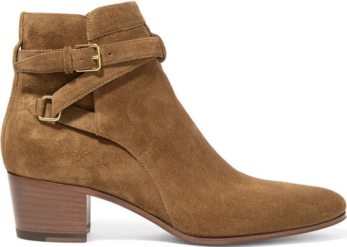 Saint Laurent Blake Suede Ankle Boots