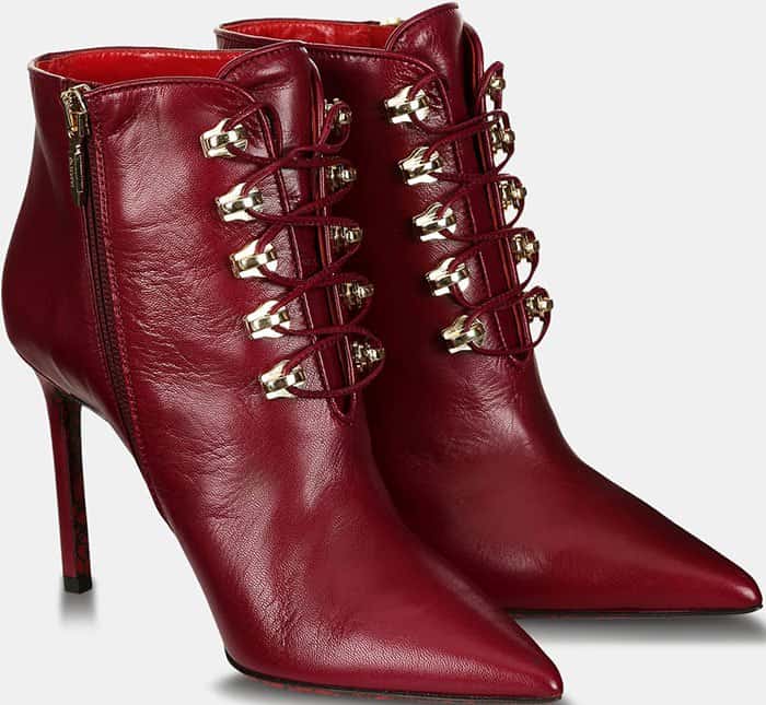 Cesare Paciotti "Sveva" Oxford Ankle Boots
