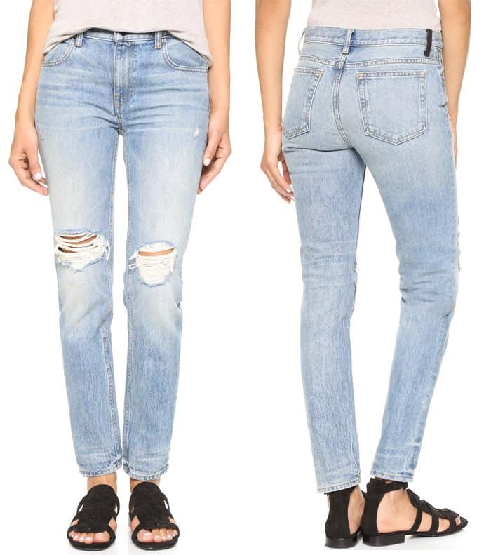 Denim x Alexander Wang 002 Relaxed Fit Skinny Jeans