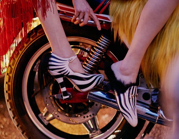 Gucci Lesley Zebra Leather Fur Pumps