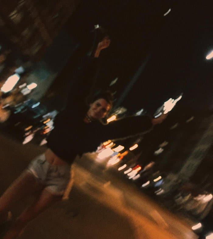 During New York Fashion Week, Kendall has her trusty Asahi Pentax Vintage K1000 camera in tow, offering a glimpse into exclusive moments that many can only dream of witnessing