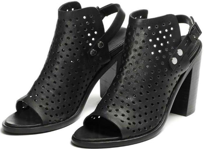 Rag Bone "Wyatt" Perforated Sandals