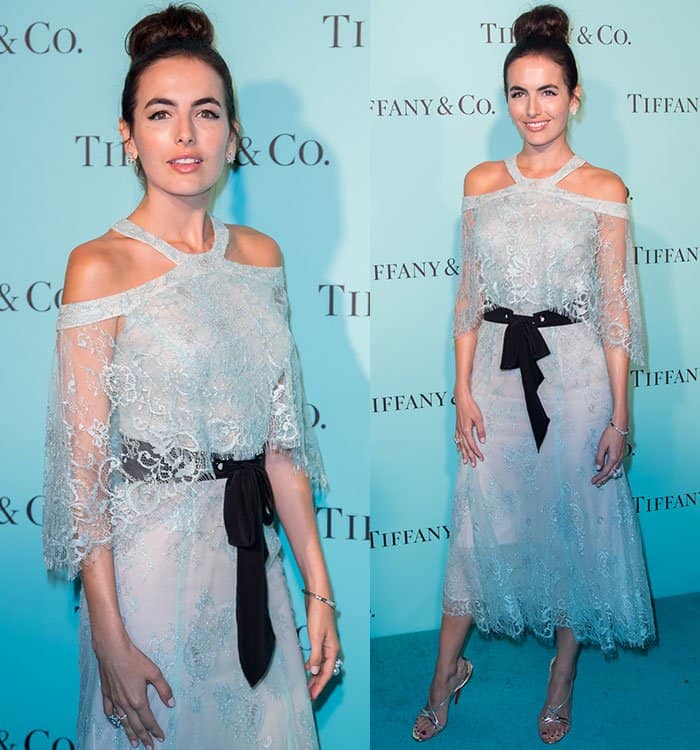 Camilla Belle at the celebration of the newly renovated Tiffany Co. Beverly Hills Store on October 13, 2016