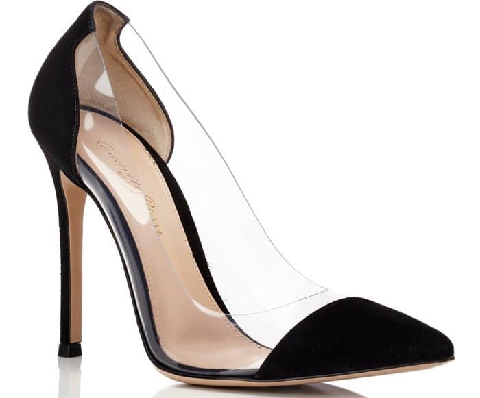 Gianvito Rossi Cap-Toe Plexi Pumps