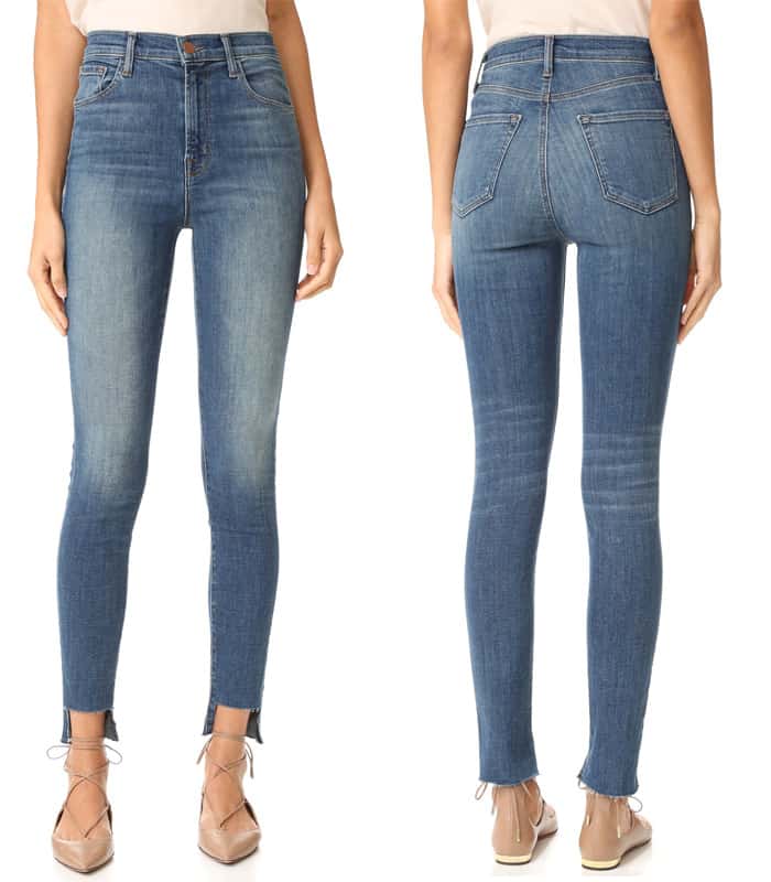 J Brand Carolina High Rise Step Hem Jeans