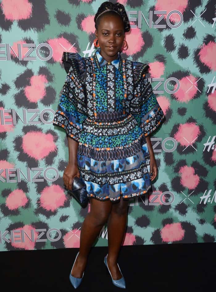 Lupita Nyong'o captivated everyone's attention at the KENZO x HM Launch Event