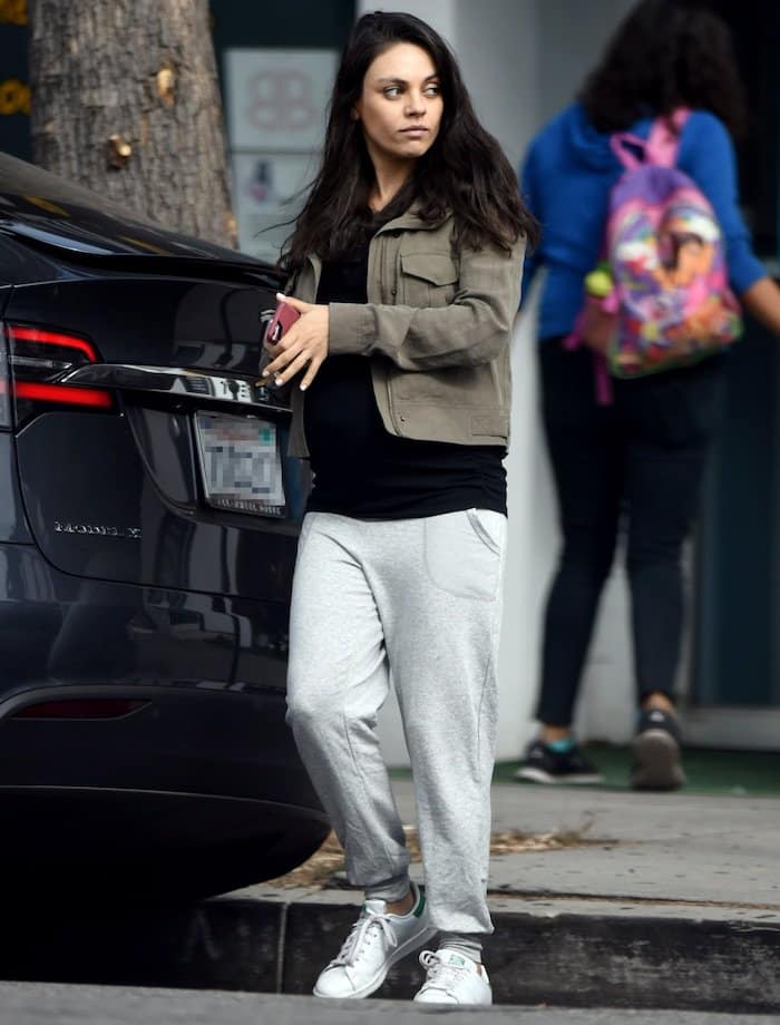 In October 2016, Mila Kunis was pregnant, and she and Ashton Kutcher welcomed their son, Dimitri Portwood Kutcher, the following month