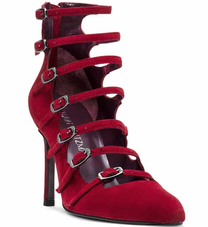 Red Stuart Weitzman Hottamale Pumps