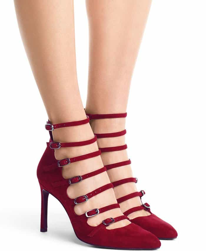 Red Stuart Weitzman Hottamale Pumps