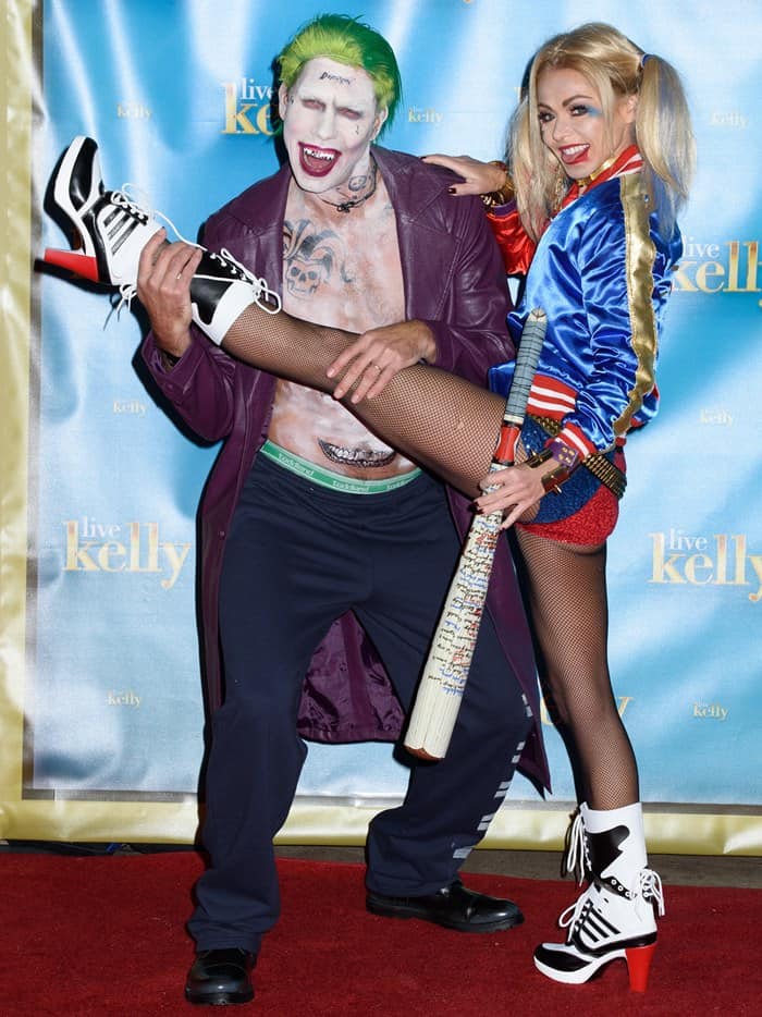 Kelly Ripa and Jerry O'Connell steal the show as Harley Quinn and the Joker on 'Live with Kelly