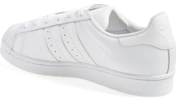 White Adidas "Superstar" Sneakers