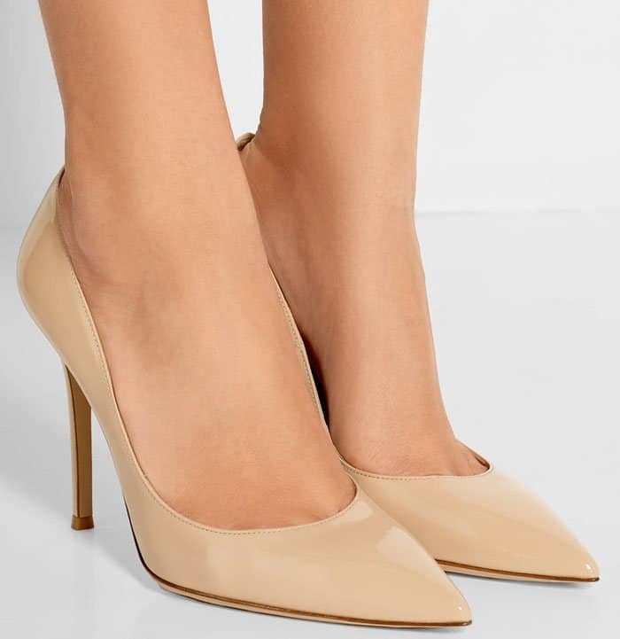 Gianvito Rossi patent pumps