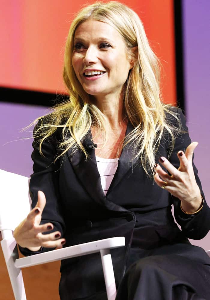 Gwyneth Paltrow speaks passionately about entrepreneurship and her journey with Goop during a panel at the Airbnb Open in Los Angeles