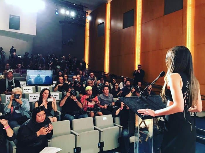 Jordana Brewster announces the nominees for the People's Choice Awards