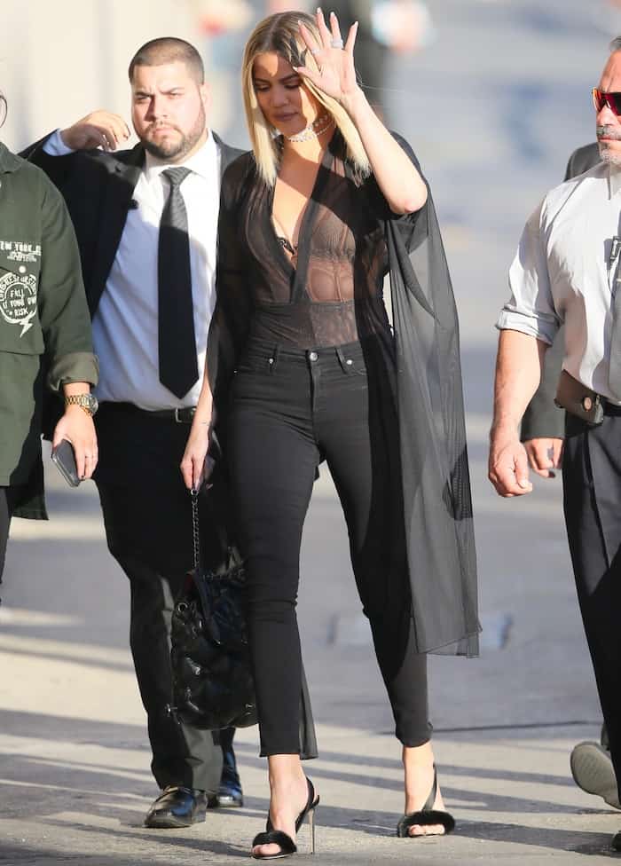 Khloé Kardashian paid a visit to Jimmy Kimmel to talk about her reality show Keeping up with the Kardashians