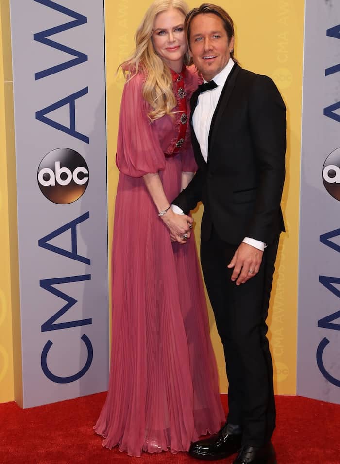 Nicole Kidman and Keith Urban at the 2016 Country Music Awards