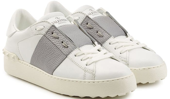 Valentino Open Sneakers Gray