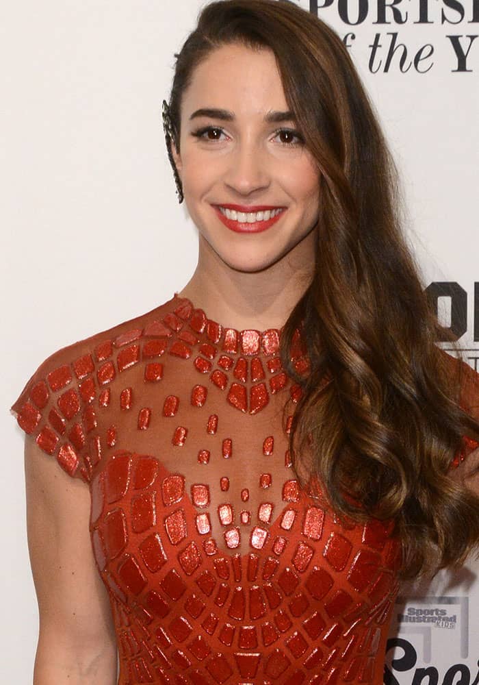 Aly Raisman at the Sports Illustrated "Sportsperson of the Year" 2016 ceremony