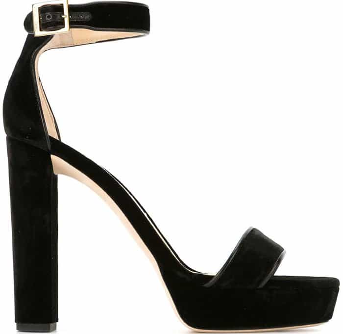 Black Jimmy Choo "Holly" Sandals