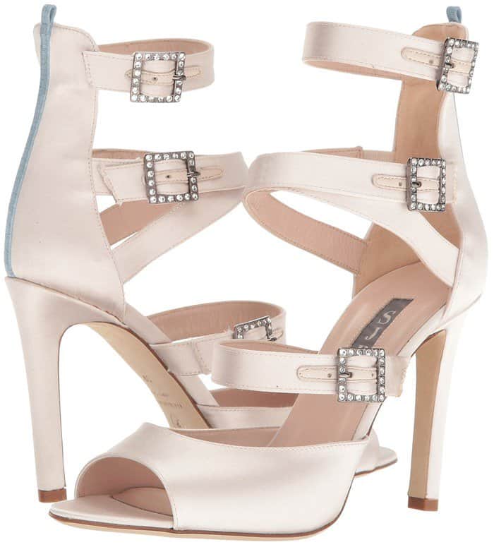 SJP By Sarah Jessica Parker 'Fugue' Sandals Moonstone Satin
